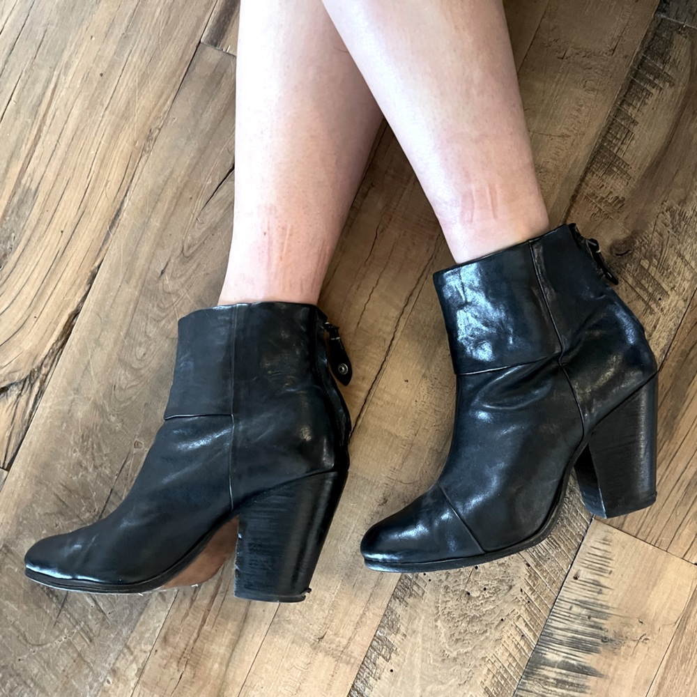 Rag & Bone Black Booties
